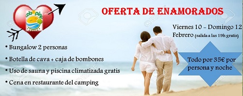 Camping Cabopino San Valentín en Camping Cabopino