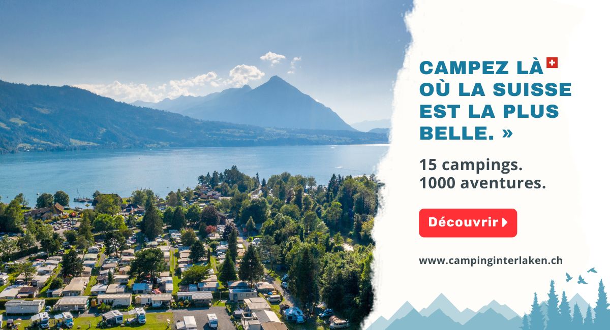 
Le camping dans la plus belle région de Suisse

