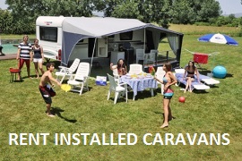 Equipped caravans rental in the best campsites in Costa Brava