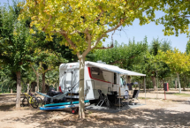 Emplacements camping Parcelles