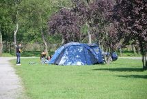Parcelas camping acampada tienda