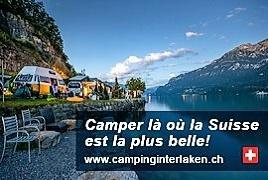 Campings au coeur de la Suisse